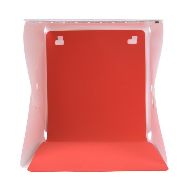 Boîte à Lumière Studio Photo 40cm LUXCEO Avec LED Dimmable Et 6 Fonds - Photographie Produits