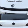 2x Insigne logo emblème avant 110mm -arrière 90mm Noir brillant Adaptation Volkswagen VW Scirocco 2009-2014-2
