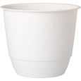 Pot de fleurs d'extérieur JOY - Pot Rond - Coloris Blanc - Ø58,8 x H.48,8 cm - 86,2 litres - Pot plastique recyclé - POETIC-2