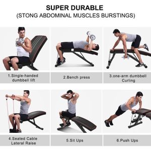 Banc De Musculation Achat Vente Banc De Musculation Pas Cher