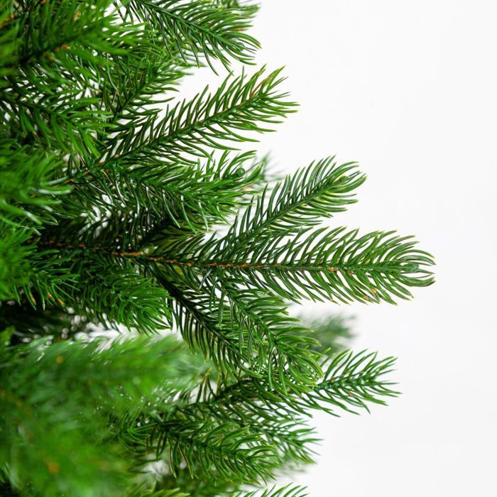 Sapin De Noël Artificiel Altair 95cm - 143 Branches En Polyéthylène, Aspect Naturel, Support Toile De Jute