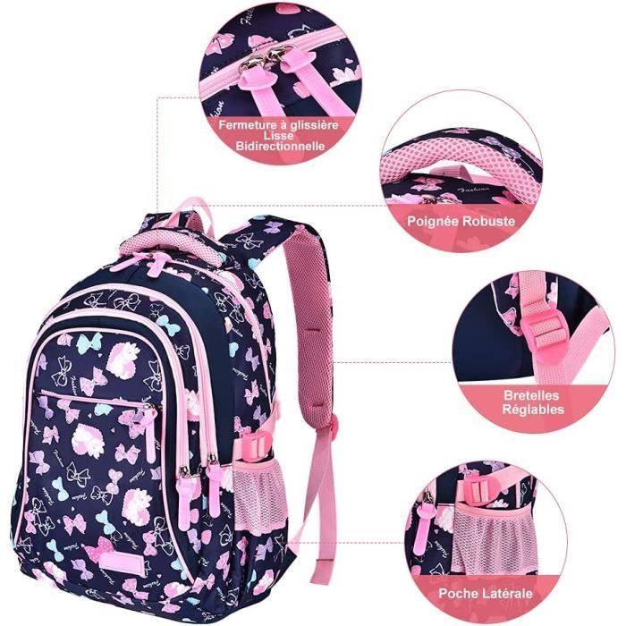 Cartable Fille Primaire Enfant Sac a Dos Ecole Scolaire