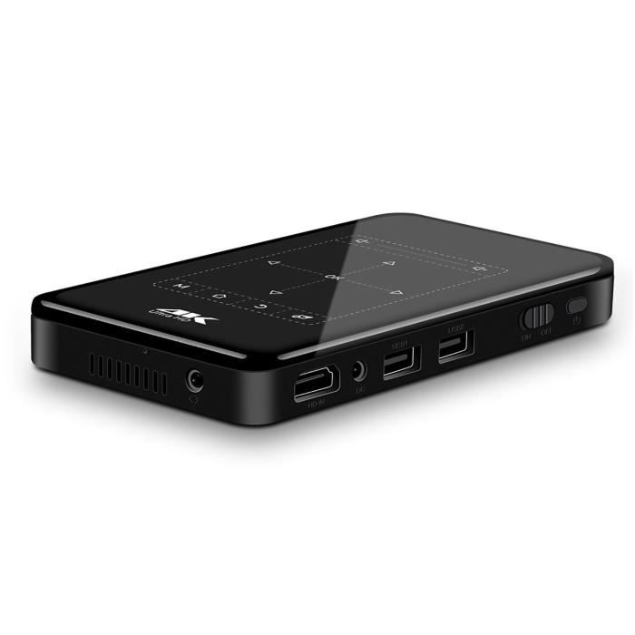 Pod Mini Vidéoprojecteur, Dlp Portable Avec Batterie 10000Mah, 150 Asin, 5G  Wifi, 16Gb De Mémoire, Haut-Parleur Bluetooth, An[J438] - Cdiscount TV Son  Photo
