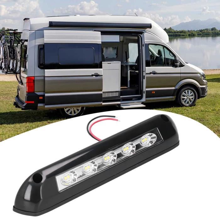 Fdit Lumière d'auvent de camping-car RV LED porche auvent barre lumineuse  étanche 10 perles de lampe éclairage extérieur