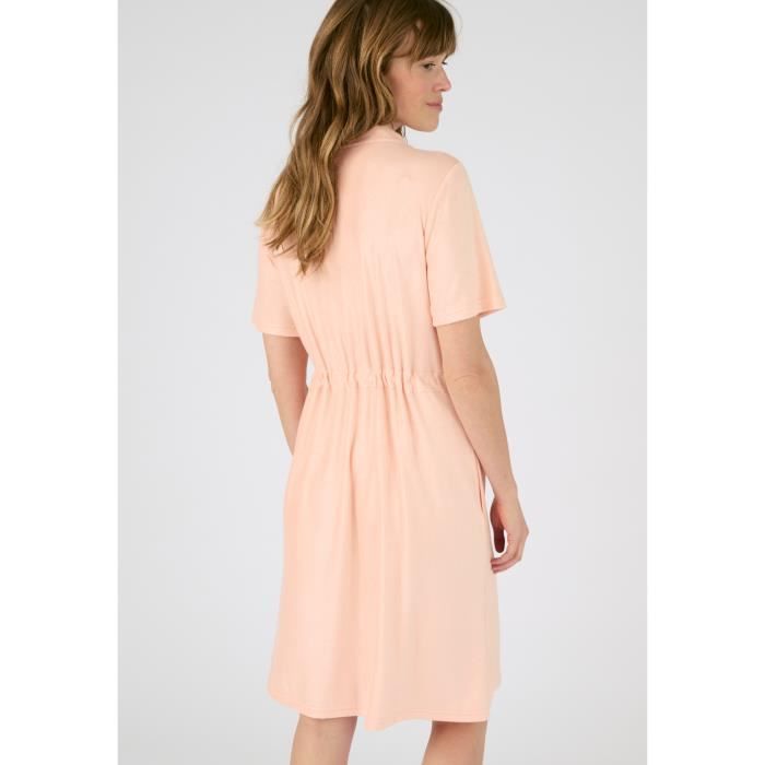 Robe de chambre Damart Robe de detente zippee en eponge Peche Femme Adulte Peche Cdiscount Pret a Porter