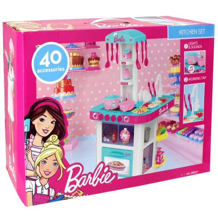 Cuisine SARCIA.EU Barbie Accessoires inclus Effets sonores et lumineux Cdiscount Jeux Jouets