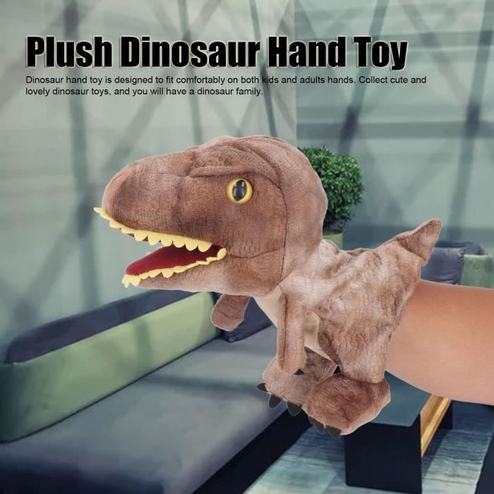 Marionnette à main - Dinosaure avec bouche mobile | Creamats
