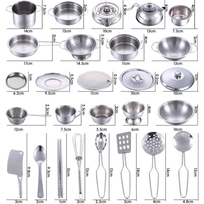 Veitch fairytales Accessoire Ustensile Cuisine Enfant Jouet, Kit Dînette Enfant avec Fruit et Legumes en Bois & Casserole & Tablier, Set Cuisine Enfant Jeux Chef Cadeau Fille 3 4 5 6 7