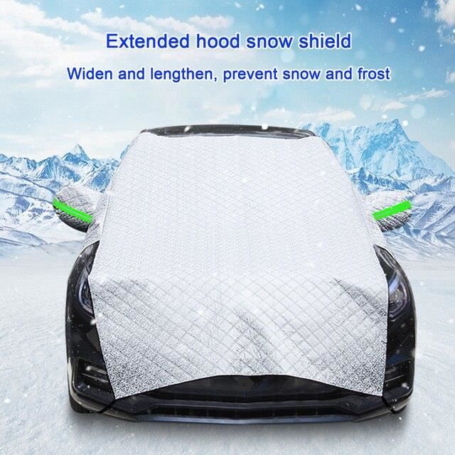 BACHE VEHICULE,Silver half cover--Pare soleil de Protection universel pour  voiture, demi Protection contre la neige, imperméable et - Cdiscount Auto