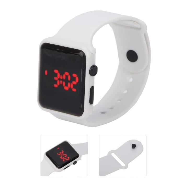 Zerone Electronic Watch Convinient Lightweight Luminous Design Portable Wrist Watch for Accessories for bijoux bracelet Blanc Achat vente montre Cdiscount