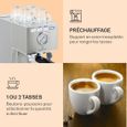Machine à café expresso - Klarstein Pausa - 1350 W -  20 bars de pression - 1,4 L - Gris-3