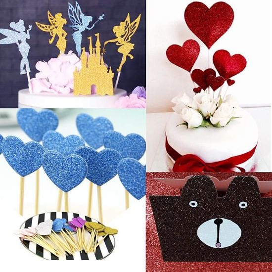 10 feuilles A4 Paillettes Craft autocollant vinyle Art Sticker Sparkling Panneau en couleur m/étallique DIY Cadeau lilas