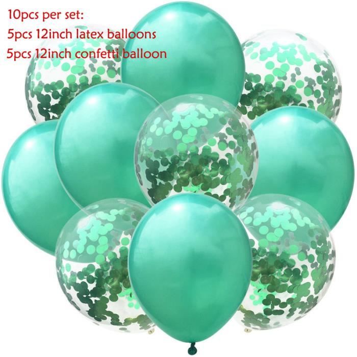 XM5829-*1886@ Ballons Colorés de Paillette Ballon de Latex Ballons  Confettis Or Rose Transparents avec Paillettes pour A - Cdiscount Maison