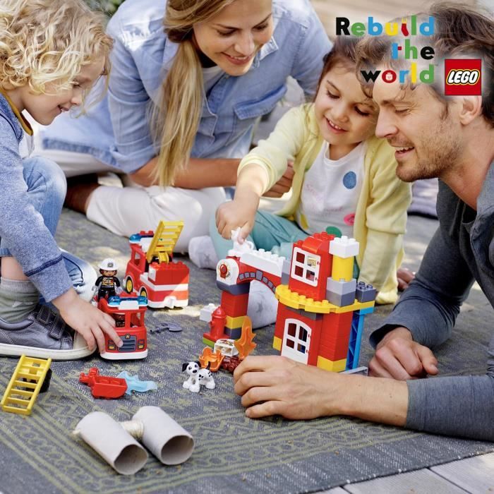 LEGO Duplo 10903 pas cher, La caserne de pompiers