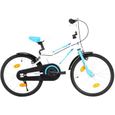 Vélo pour enfants 18 pouces Bleu et blanc - Meilleures Mobiliers®NIFKKO® - WTCH-0