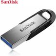 Clé USB SanDisk CZ73 - 128Go - USB 3.0 - Chiffrement métallique - Stockage rapide-0