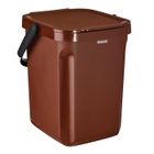 ROSSIGNOL Poubelle à compost 10L Marron