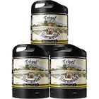 SAVEUR BIERE Pack 3 fûts de bière Perfectdraft 6 litres Tripel Karmeliet - 15 euros de consigne inclus