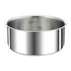 Tefal Ingenio Preference Casserole 18 cm, Empilable, Acier inoxydable, Induction, Polyvalence, Gain de place L8982904