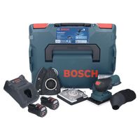 Bosch GSS 12V-13 Professional Ponceuse vibrante sans fil 12V + 2x Batteries 2,0Ah + Chargeur + L-BOXX
