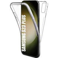 Coque pour Samsung Galaxy S23+ (S23 Plus) Intégrale Silicone + PC 360 Transparente