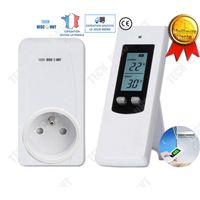 TD® Accueil Contrôleur de température sans fil Prise de contrôle de commutateur de thermostat Prise contrôleur de température sans