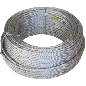 VEVOR Corde de Treuil 10 mm*30 m, Cable en Acier Galvaniser 2