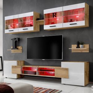 MEUBLE TV Ensembles de meubles TV - Komodee - Foggia - LED R