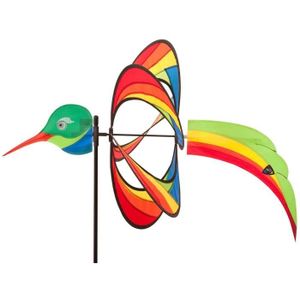 GIROUETTE - CADRAN Moulin à vent colibri Paradise Critters - INVENTO - Dimensions 42 cm x 100 cm - Toile polyester - Fibre de verre