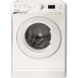 Lave-linge hublot INDESIT MTWA91283WFR MyTime - 9 kg - Blanc - Induction - 1200 trs/min - Lavage rapide Lave-linge hublot INDESIT MTWA91283WFR MyTime - 9 kg - Blanc - Induction - 1200 trs/min - Lavage rapide