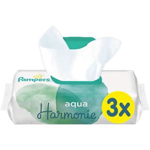 Pampers Lingettes pour bébés Aqua Pure Sensitive, 6X boîtes