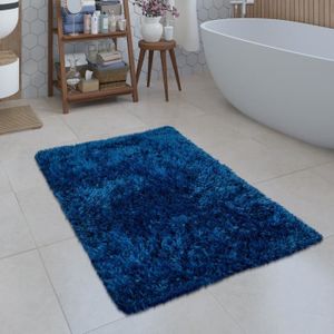 Tapis Salle De Bain Bleu