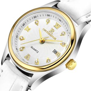 MONTRE Montre Femme - Quartz - Montre Imperméable - Blanc