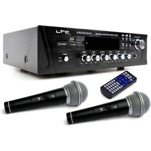 Ampli MFA1200-BT LTC Karaoké Hifi 100W USB/BT Noir
