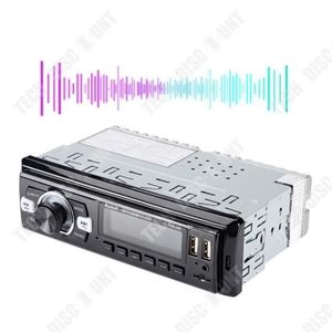 AUTORADIO TD® Audio de voiture carte MP3 disque U qualité de son surround radio FM sans fil intégrée DVD CD caché voiture lecteur MP3 intégré