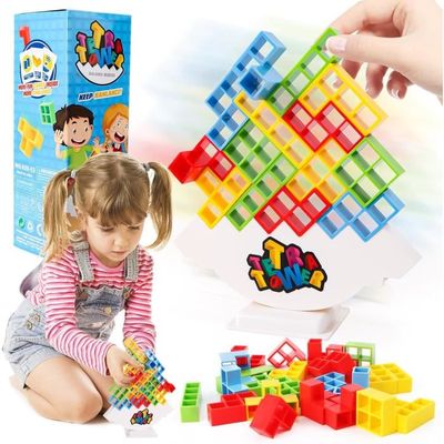 Tetra Tower Games, Balance Stacking Team Building Blocks Jeu De Société