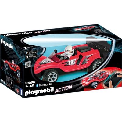 Playmobil Action 9329 pas cher, Pilotes motocross avec support de jeu