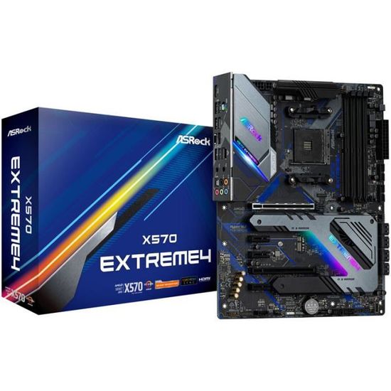ASRock X570 Extreme4, AMD X570 Mainboard - Sockel AM4 0,000000 Noir