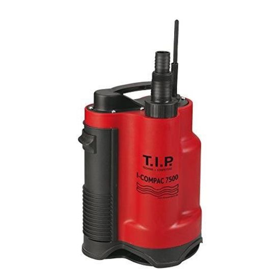 T.I.P. Pompe Submersible Eaux Usées Maxima 300 IX - Débit 18000 L/h - Hauteur 8m - 700W - Acier Inox
