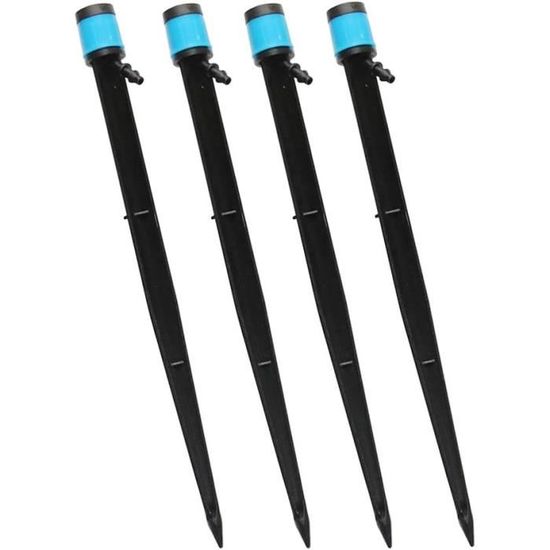 Lot De 100 Goutteurs Compensateurs De Pression Pour Arrosage - Débit 2, 4, 8 L/h (Bleu, Jaune, Noir)