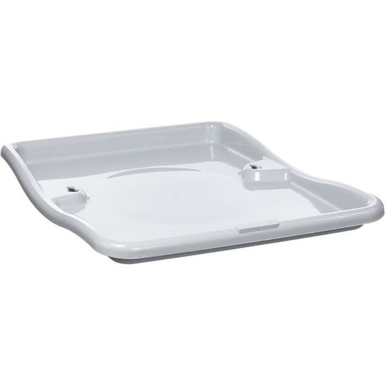 Égouttoir à Vaisselle CURVER 18 Assiettes - 29x39cm, Gris, Avec Bac Récupération