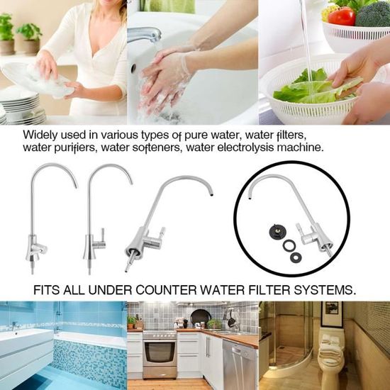 CECIPA MAX Mitigeur de Cuisine avec Douchette Extractible, Robinet d'évier Brossé, Robinet d'eau CECIPA MAX Mitigeur de Cuisine avec Douchette Extractible, Robinet d'évier Brossé, Robinet d'eau