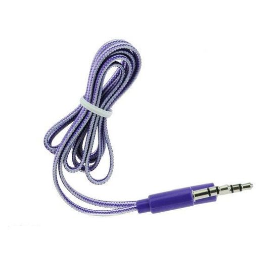 Câble Audio Jack 3.5mm 5m Primewire - Mâle/mâle, Plaqué Or, Blindé - Pour Smartphone, Enceintes, PC, TV, Casques