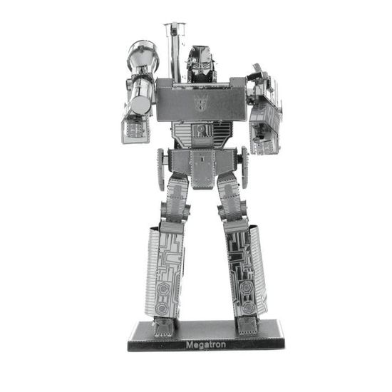 Metal Earth Fascinations Kit Modello 3D Transformers Megatron Color, Lamiera Acciaio, 5x5x10 Cm - 4