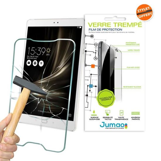 Protection d'écran pour tablette Jumao Film vitre verre trempé de  protection transparent pour ipad pro 12. 9" 2021 a2379, a2461, a2462