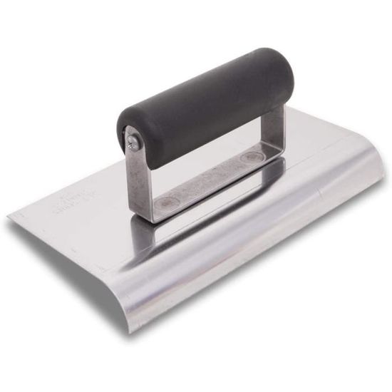 Truelle Pour Piscine De Marshalltown Avec Manche En Bois, Acier Bleu, Truelle Pour Sol Et Béton