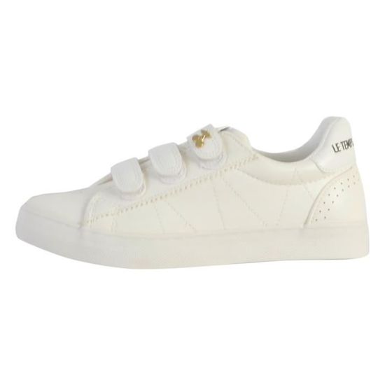 Basket - LE TEMPS DES CERISES - Vic - Scratch - Femme - Blanc croco