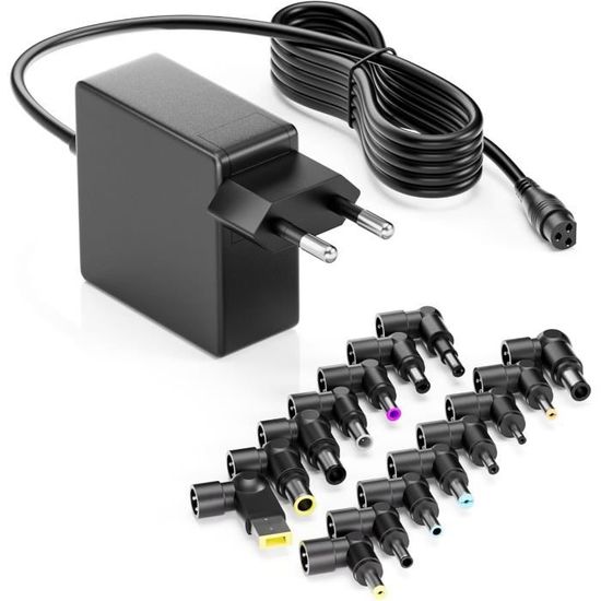 Chargeur Universel 65W/45W Pour Ordinateur Portable Asus - Avec 5 Connecteurs Différents, Compatible VivoBook ZenBook