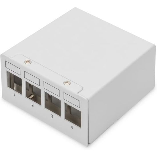 Panneau De Brassage Modulaire 24 Ports CAT6a Pour Rack 1U – Compatible Câbles Réseau CAT5/6/7, Blindé RJ45 - 6