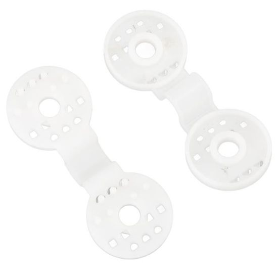 100 Clips De Fixation Pour Voile D'ombrage, Bâche, Filet - PE Noir Résistant UV, Diamètre 30 Mm